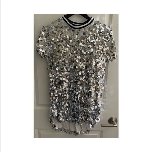 Dress Gallery Sequin Top/Tee-shirt - Picture 1 of 3